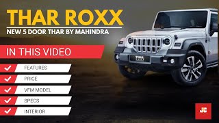 Thar Roxx 5 door Review car thar automobile mahindrathar [upl. by Tzong661]