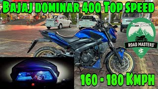 “Dominar 400” top speed test  top speed missed kar diye [upl. by Nussbaum]