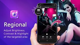 How To Use Regional Adjustment  Photo Editing Tutorial  YouCam Perfect [upl. by Liemaj402]