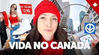 ÚLTIMOS DIAS em MONTREAL 😰 Compras DOLLARAMA como me visto no FRIO pegando metrô PATINAÇÃO ⛸️ [upl. by Adnaluoy]