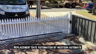 Replacement of Automated Sliding Gate Motor for a Perth Strata Company  Western Automate [upl. by Tnecillim]