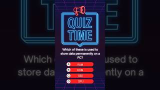 Which of these is used to store data permeantly on a pc quiz [upl. by Weldon]