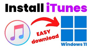 How to Download and Install iTunes on Windows 11 PC or Laptop  2022 [upl. by Aaren]