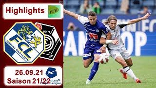 Highlights FC Luzern vs FC Lugano 260921 [upl. by Annaeerb88]