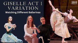 Analysing Different Ballerinas Dancing Giselle Act 1 Variation [upl. by Milinda730]