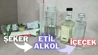 1Kg Şeker İle Ne Kadar Etil Alkol Elde Ettim En Az MiktarTeorikPratik [upl. by Otsuaf]