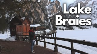 Pragser WildseeLago di Braies The Most Beautiful Lake in Italy [upl. by Leggett]