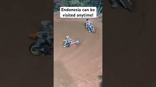 How to Endo in a Corner crash motocross dirtbike racing fail moto iphone vlog shorts [upl. by Haerdna]