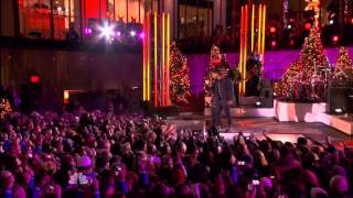 Justin Bieber  ROCKEFELLER CHRISTMAS TREE LIGHTING Performance [upl. by Airetahs]