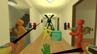 NEW MONSTER Hoppy Hopscotch from Poppy PlayTime Chase 100 Players in Liminal Hotel in Garrys Mod [upl. by Bach339]