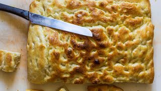 FOCACCIA TIPO GENOVESE  RICETTA COMPLETA [upl. by Prinz]