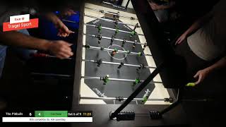 BTLB Table soccer competition 3a  The Pitbulls VS Gomaar  liveTragel Sport [upl. by Ocin234]