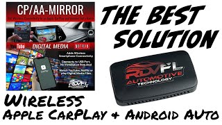 CPAA Mirror The best way to add Wireless CarPlay  Android Auto to the New Soundstream Harley Radio [upl. by Aerdnad799]