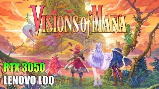 RTX 3050 LAPTOP GAMING TEST VISIONS OF MANA [upl. by Adlitam]