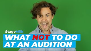 What NOT to do at an audition [upl. by Icaj]