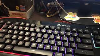 How to change the colors on a Corsair k55 keyboard [upl. by Isa]