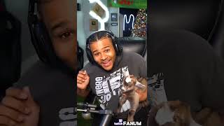 Fanum Freestyles With A Goat😂 [upl. by Anawak]