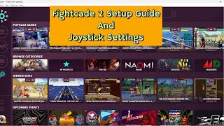 How to Install Fightcade 2 And ConfigureJoystick Settings  Fightcade2 Kurulumu ve Klavye Ayarları [upl. by Aicilana574]