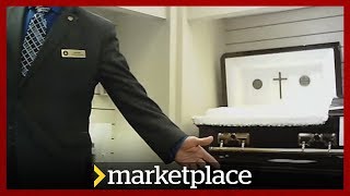 Funeral home sales tactics Hidden camera investigation Marketplace [upl. by Ahtera920]