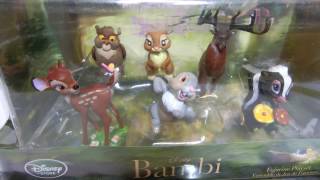 Disney Store Bambi Figurine Play Set unboxing review [upl. by Noyart]