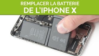 Changer la batterie de son iPhone X By SOSav [upl. by Zandra]