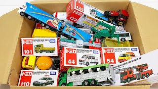 【トミカ】はたらくくるま ミニカーを同じ絵柄の箱に収納｜Store Tomica minicars in the box with the same picture [upl. by Lauretta951]