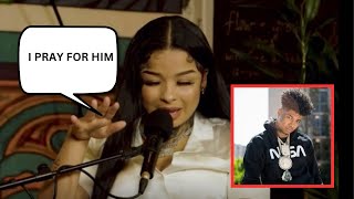 Chrisean Rock speaks on her Spiritual journey and cries as she prays for Blueface [upl. by Jerroll160]