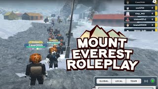 Climibing Mt Everest ROBLOX [upl. by Lurie]