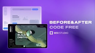 How to create a Before amp After effect  Wix Studio wixstudio beforeafter lowcode [upl. by Sholes747]