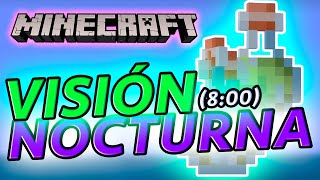 VISIÓN NOCTURNA POCIONES MINECRAFT [upl. by Nara]