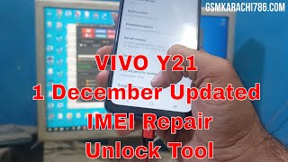 VIVO Y21 1 December Updated IMEI Repair With Unlock Tool [upl. by Ioyal]