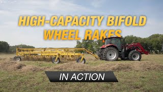 The VRB12 VRB14 and VRB16 highcapacity bifold wheel rakes in action [upl. by Isle]