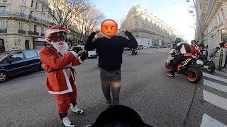 IL VEUT SE BATTRE  😡 RIDE DES PÈRES NOËL 2018 [upl. by Yerffej321]