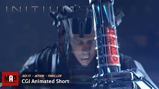 SciFi Action CGI Animated Short Film  INITIUM  Space Travel Action CG movie by ArtFX Team [upl. by Nehpets500]