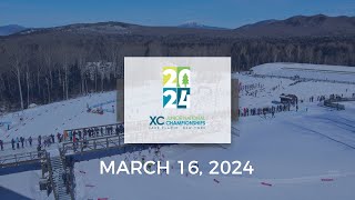 Saturday March 16 2024 USSS XC Junior National Championships Lake Placid [upl. by Reivazx]