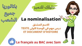 lefrancaisavecsam2404 la nominalisation projet texte historique 3AS مراجعة [upl. by Hashum232]