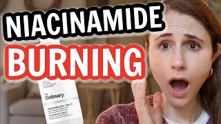 Why NIACINAMIDE BURNS amp CAUSES REDNESS Dr Dray [upl. by Pamella756]