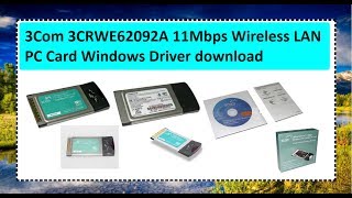 Driver 3Com 3CRSHPW796 11Mbps Wireless PC Card Windows Linux Utility [upl. by Ynafetse81]