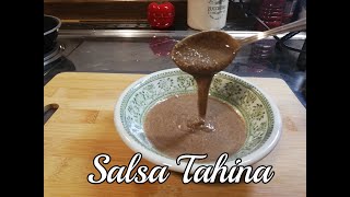 Salsa TahiniTahina  come farla perfetta a casa  squisita salsa di Sesamo [upl. by Jovitta]