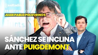 Es Noticia Sánchez se inclina ante Puigdemont [upl. by Corry]