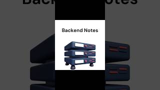 Backend Notes trending coding shortviral backend shortsvideo [upl. by Bruns]