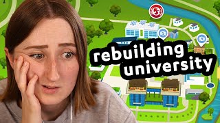 i rebuilt the ENTIRE sims university world [upl. by Simah520]