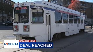 SEPTA transit unions come to tentative agreement potentially avoiding strike in Philadelphia [upl. by Adnilim]