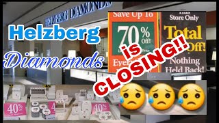 HELZBERG DIAMONDS STORE IS HAVING A CLOSING SALE [upl. by Norty]