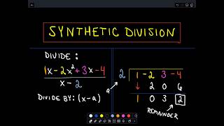 ❖ Synthetic Division  A Shortcut for Long Division ❖ [upl. by Derayne]