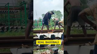 New Upgrade Railway Track Fitting 🔥 indianrailways railway train viral shorts trending video [upl. by Erehpotsirhc]