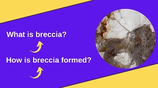 What is breccia How is breccia formed [upl. by Anitsugua892]