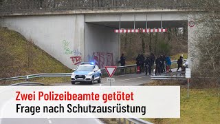 Kusel Polizisten erschossen  Frage nach Schutzausrüstung [upl. by Jamel]