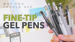 The BEST FineTip Gel Pens for TINY Handwriting and Efficient Notes [upl. by Eitsirc476]