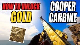 How to Unlock GOLD COOPER CARBINE FAST BEST AR IN WARZONE Call of Duty Vanguard GOLD GUIDE [upl. by Atinrev]